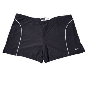 Nike Nwt Vintage Women's Black Dri-fit Lined Shorts Size XL